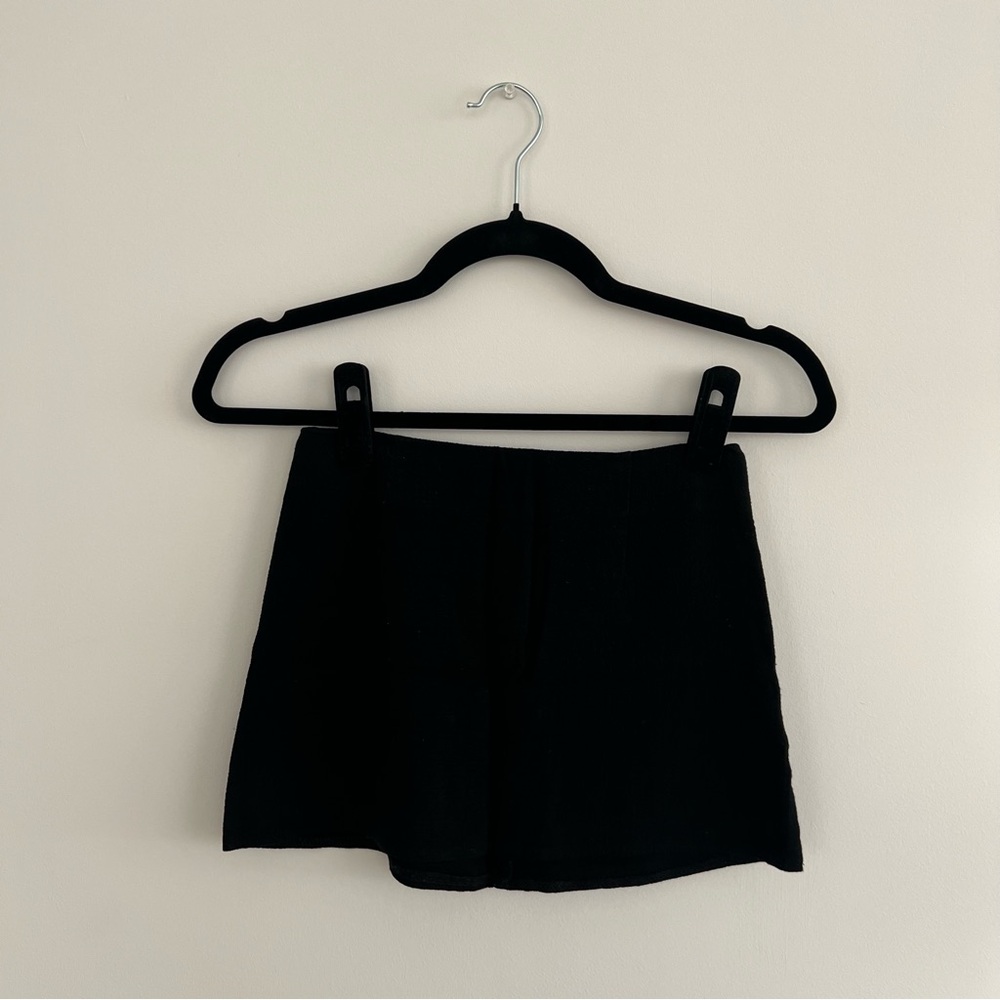 Black Princess Polly Mini Skirt